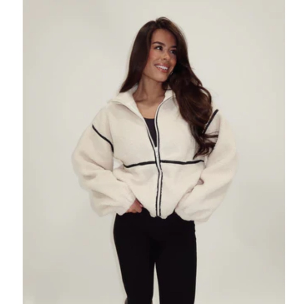 Lane 201 Faux Leather Lined Shearling Jacket